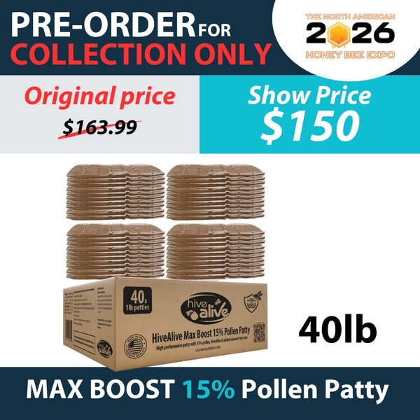 HiveAlive Pollen Patty (collection at Bee Expo only)