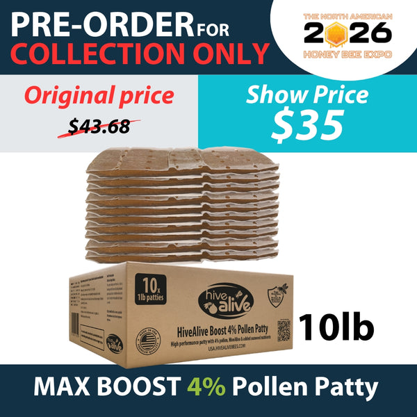 HiveAlive Pollen Patty (collection at Bee Expo only)