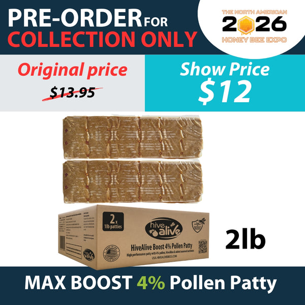 HiveAlive Pollen Patty (collection at Bee Expo only)