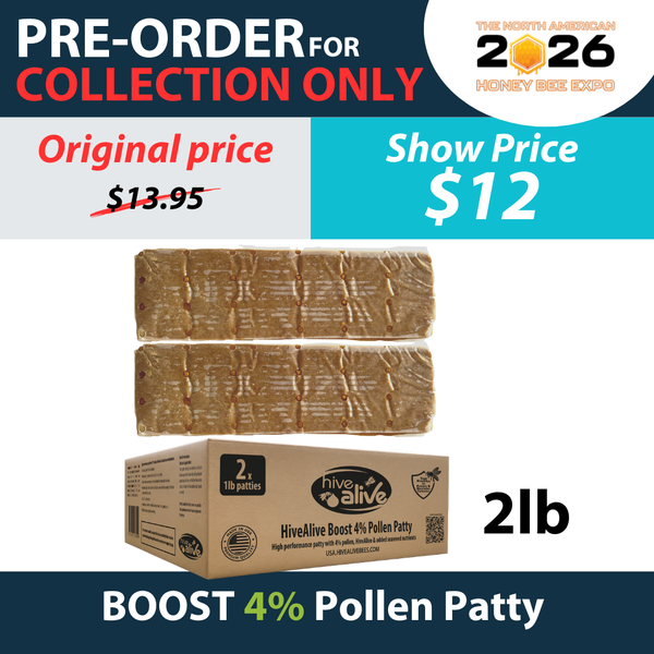 HiveAlive Pollen Patty (collection at Bee Expo only)