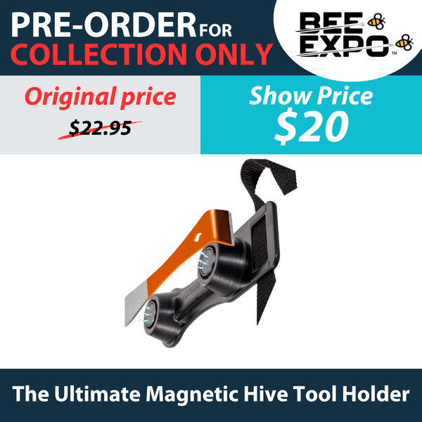 The Ultimate Magnetic Hive Tool Holder™ (collection at Bee Expo only)