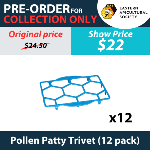 Pollen Patty Trivet (Pack of 12) (collection at Bee Expo only)