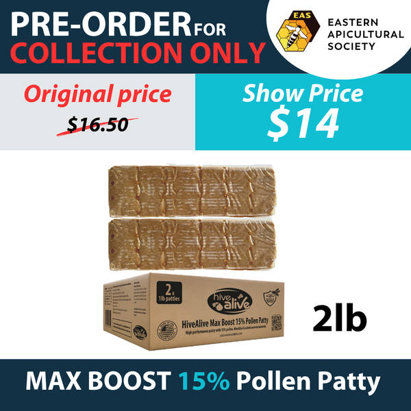 HiveAlive Pollen Patty (collection at Bee Expo only)