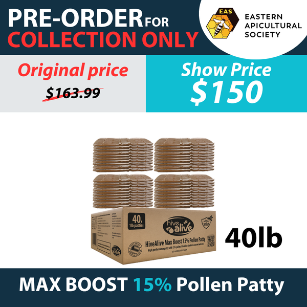 HiveAlive Pollen Patty (collection at Bee Expo only)