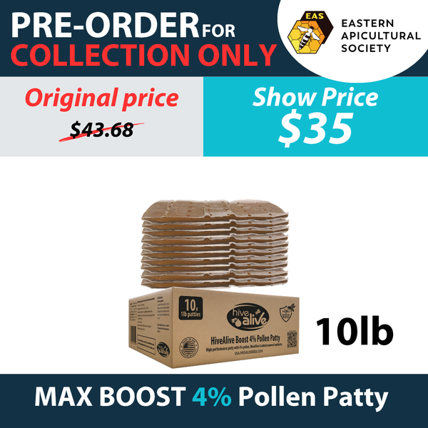 HiveAlive Pollen Patty (collection at Bee Expo only)