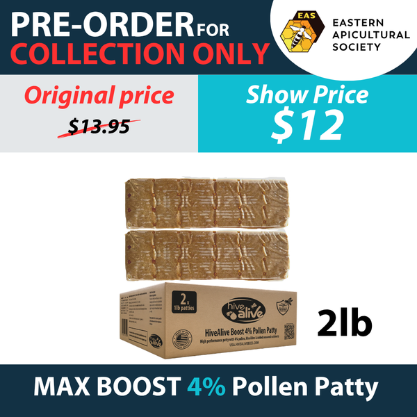 HiveAlive Pollen Patty (collection at Bee Expo only)